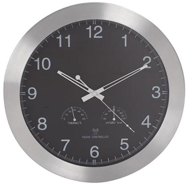 Horloge murale avec thermomètre - intérieur et extérieur - Webshop - Matelma