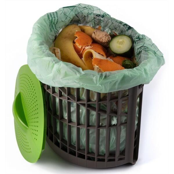 Seau de compostage 10 L avec sacs poubelles