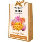 Sachet cadeau de bulbes de tulipes 'Orange love' (20 pièces)