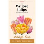 Tulp We Love Tulips Orange Love - Geschenktasche  (20 stück)