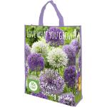 Sac shopping avec bulbes d'alliums 'Love what you Grow' (20 pièces)