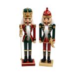 Casse-noix sous forme de figurines de Noël - 30 cm