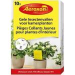 Pièges adhésifs jaunes Aeroxon pour plantes d'intérieur (10 pièces)