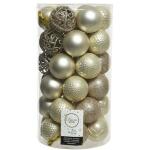 Mélange de boules de Noël perlées - Ø 6 cm (37 pièces)