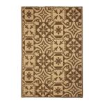 Tapis de jardin rectangulaire carreaux portugais - 184 x 123 cm