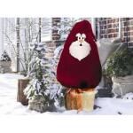 Protection hivernale avec bonhomme de Noël décoratif - 130 x 160 cm
