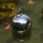 Boule miroir en inox (15 cm)