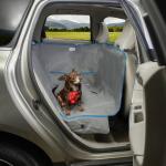 Couverture auto pour chiens Kurgo Heather Half Hammock - grise