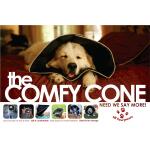 Collerette pour chien Comfy Cone noire -XS
