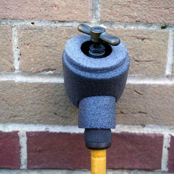 Housse Robinet Extérieur Housse de robinet d'eau extérieure for l'hiver,  housses de robinet épaisses avec Velcro, chaussettes de robinet  réutilisables