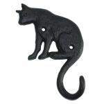 Schwarze Garderobe Katzenschwanz