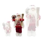 Père Noël debout de 45 cm - rouge