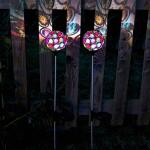 Ampoule perles de couleur - décoration de jardin solaire