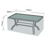Gartenmöbelschutzhülle rechteckiger Tisch - 170 x 94 x 71 cm