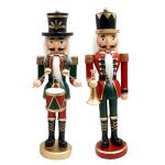 Casse-noix sous forme de figurines de Noël - 50 cm