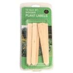 Etiquettes en bois pour plantes - 15 cm (10 pièces)