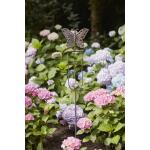 Schaukelnder Gartenstecker Schmetterling Vintage