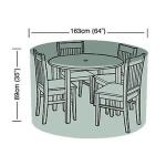 Gartenmöbelhülle Tisch + 4 Stühle
