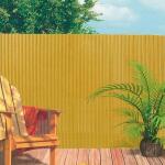 Ecran de jardin PVC couleur sable - 3 x 1 m