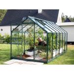 Serre Vitavia Venus en aluminium vert - 193 x 384 x 197 m - 7,5 m²