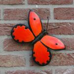 Schmetterling orange Wanddekoration