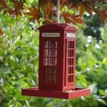 Vogelfuttersilo britische Telefonzelle